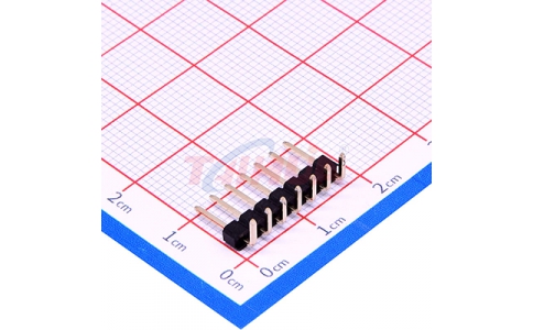 2.54mm單排90度7P